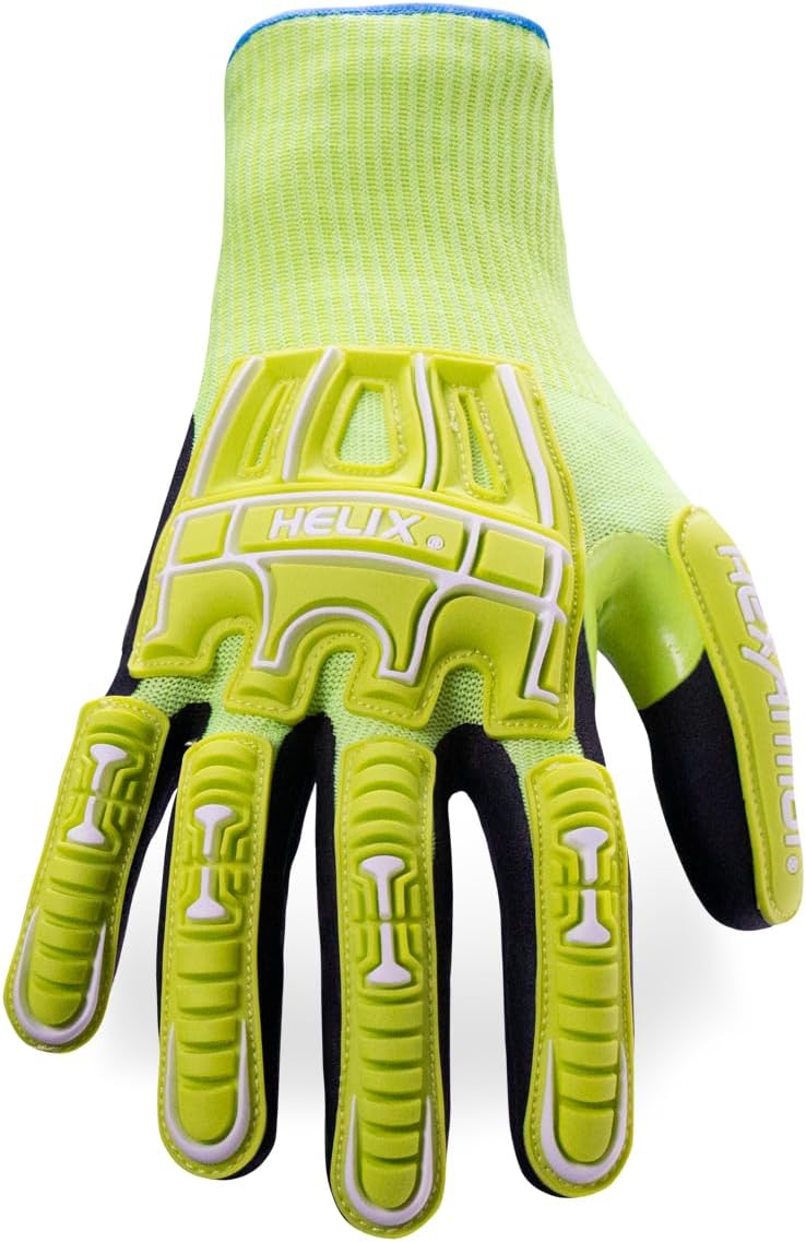 HEXARMOR | Industrial Cut-Resistant And Abrasion Resistance Safety Work Gloves | TouchScreen Compatible | Helix 3062IMP - Image 2
